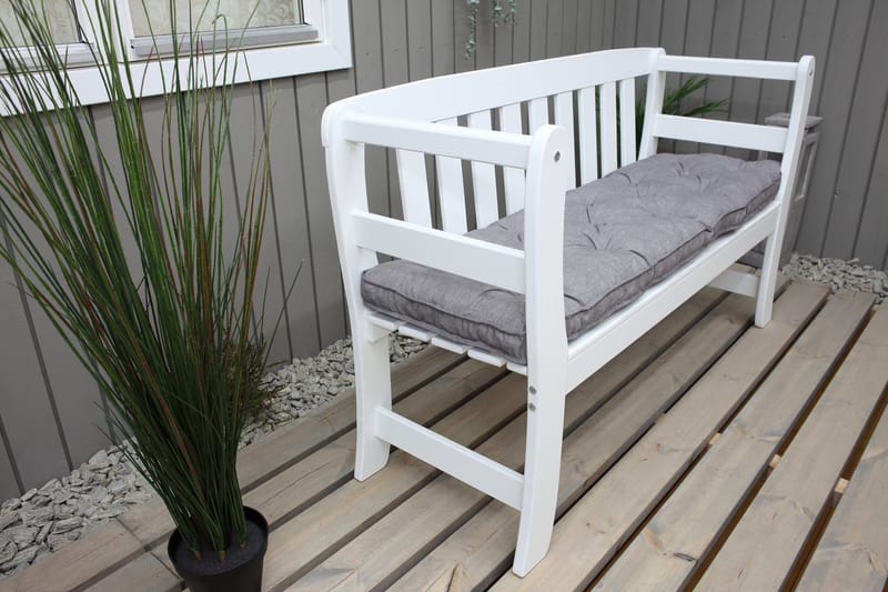 Rosenberg Utesoffa - Vit - Utemöbler - Utesoffor & bänkar - Trädgårdssoffa