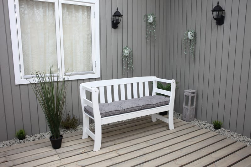 Rosenberg Utesoffa - Vit - Utemöbler - Utesoffor & bänkar - Trädgårdssoffa