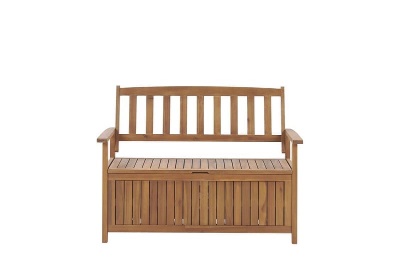 Trädgårdsbänk 120 cm akaciaträ terrakotta SOVANA - Trä/natur - Utemöbler - Utesoffor & bänkar - Trädgårdssoffa
