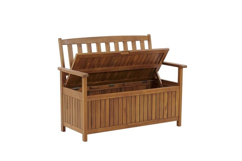 Trädgårdsbänk 120 cm akaciaträ terrakotta SOVANA - Trä/natur - Utemöbler - Utesoffor & bänkar - Trädgårdssoffa