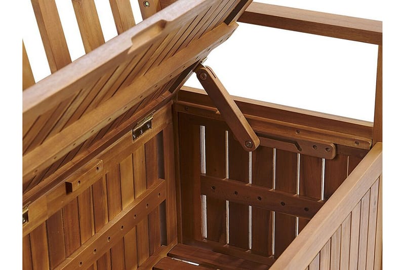 Trädgårdsbänk 120 cm akaciaträ terrakotta SOVANA - Trä/natur - Utemöbler - Utesoffor & bänkar - Trädgårdssoffa