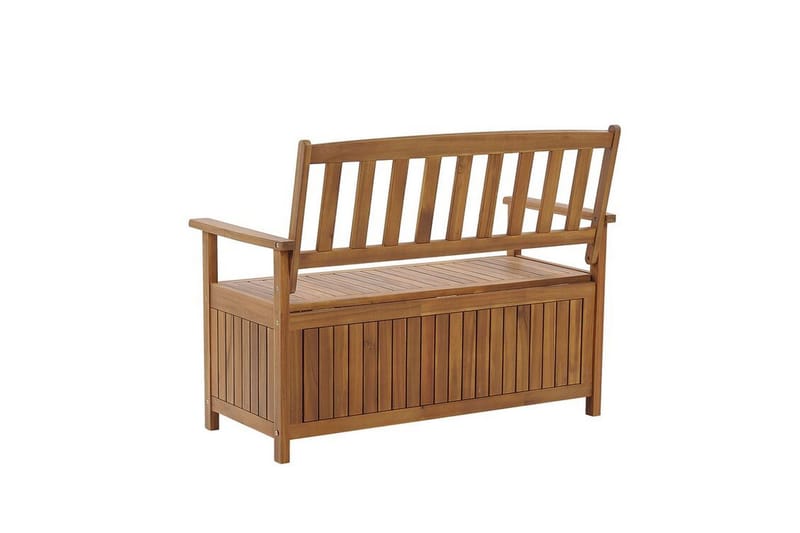 Trädgårdsbänk 120 cm akaciaträ terrakotta SOVANA - Trä/natur - Utemöbler - Utesoffor & bänkar - Trädgårdssoffa