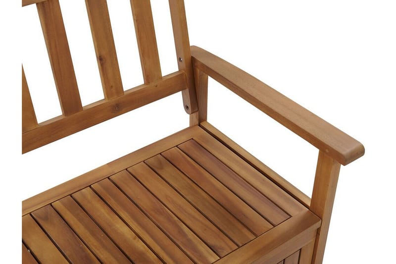 Trädgårdsbänk 120 cm akaciaträ terrakotta SOVANA - Trä/natur - Utemöbler - Utesoffor & bänkar - Trädgårdssoffa