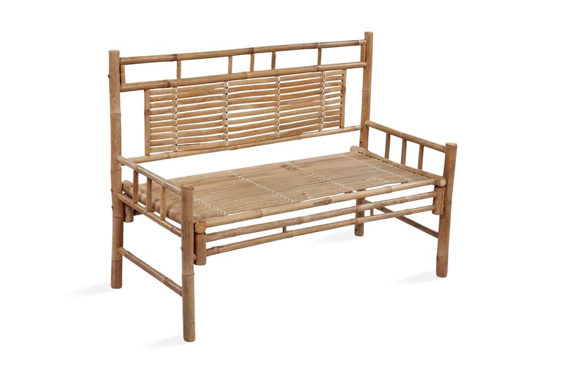 Trädgårdsbänk 120 cm bambu - Brun - Utemöbler - Utesoffor & bänkar - Trädgårdssoffa