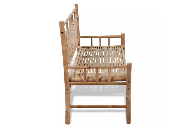 Trädgårdsbänk 120 cm bambu - Brun - Utemöbler - Utesoffor & bänkar - Trädgårdssoffa