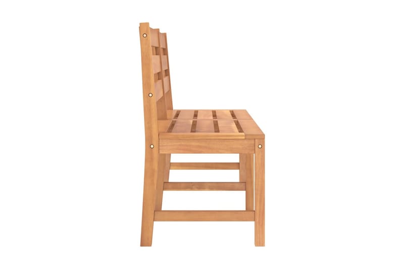 Trädgårdsbänk 150 cm massiv teak - Brun - Utemöbler - Utesoffor & bänkar - Trädgårdssoffa