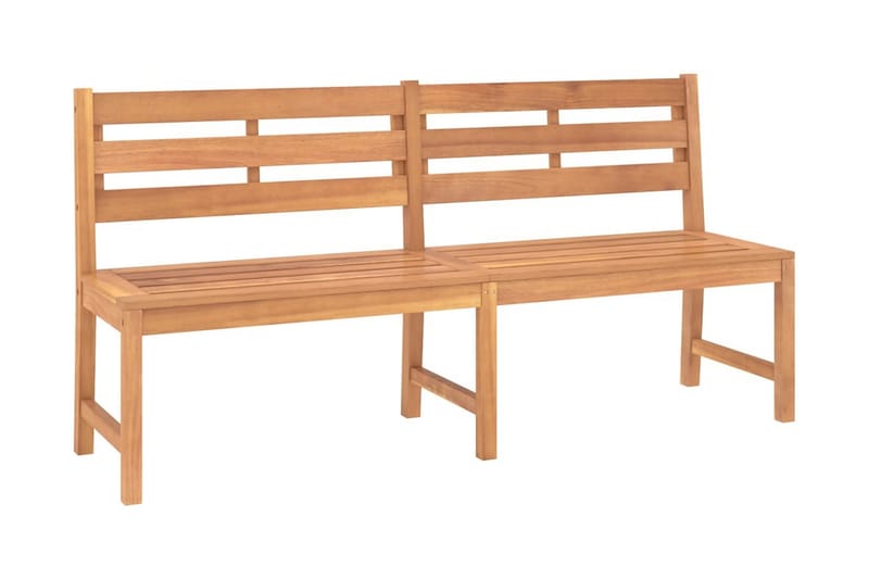 Trädgårdsbänk 180 cm massiv teak - Brun - Utemöbler - Utesoffor & bänkar - Trädgårdssoffa