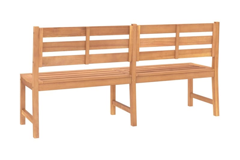 Trädgårdsbänk 180 cm massiv teak - Brun - Utemöbler - Utesoffor & bänkar - Trädgårdssoffa