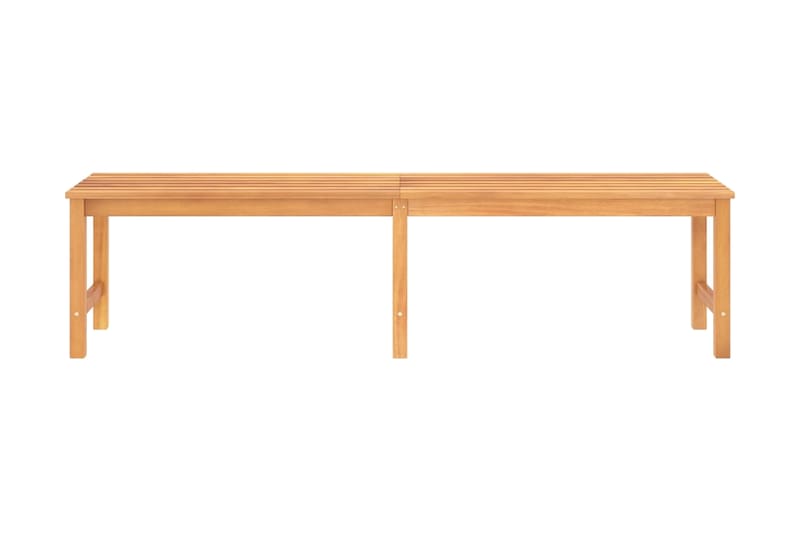 Trädgårdsbänk 180 cm massiv teak - Brun - Trädgårdssoffa