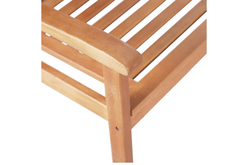 Trädgårdsbänk 2-sits 120 cm massivt eukalyptusträ - Brun - Utemöbler - Utesoffor & bänkar - Trädgårdssoffa