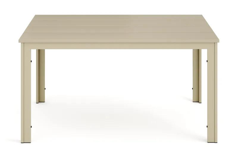 Tunis Matbord utomhus 140x90 cm rektangulärt - Beige/Beige - Utemöbler - Trädgårdsbord & Utebord - Matbord ute