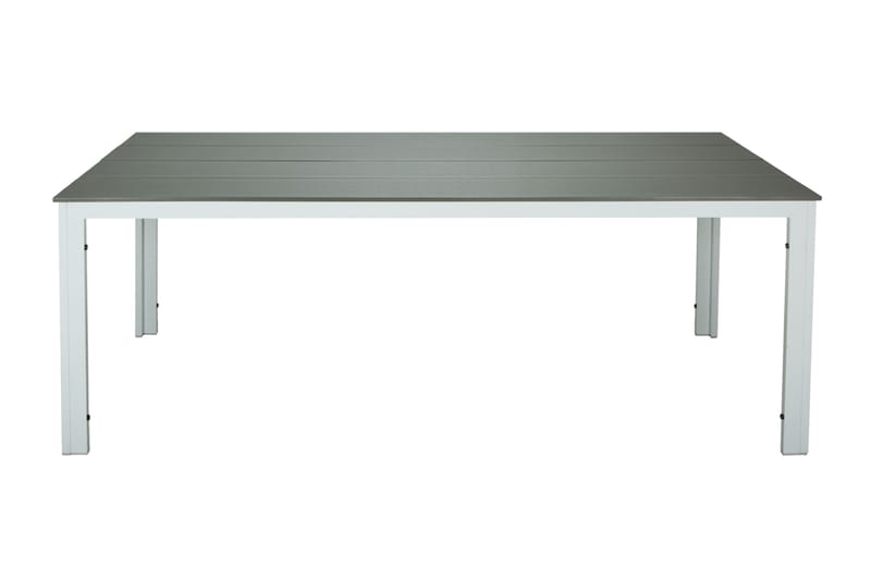 Tunis Matbord utomhus 140x90 cm rektangulärt, Vit/Grå