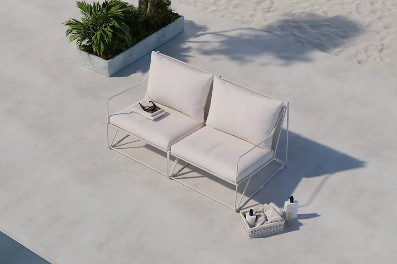 Usteryd 2 sits Loungesoffa - Utemöbler - Utesoffor & bänkar - Loungesoffa