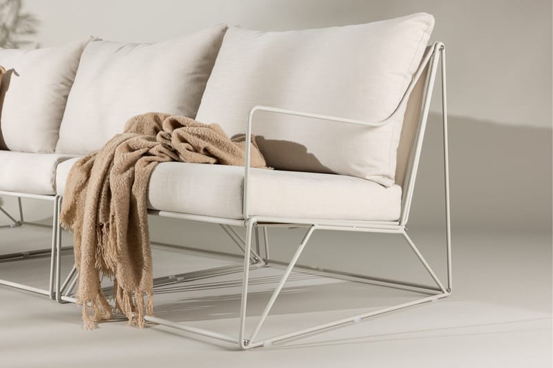 Usteryd 3 sits Loungesoffa - Beige - Utemöbler - Utesoffor & bänkar - Loungesoffa
