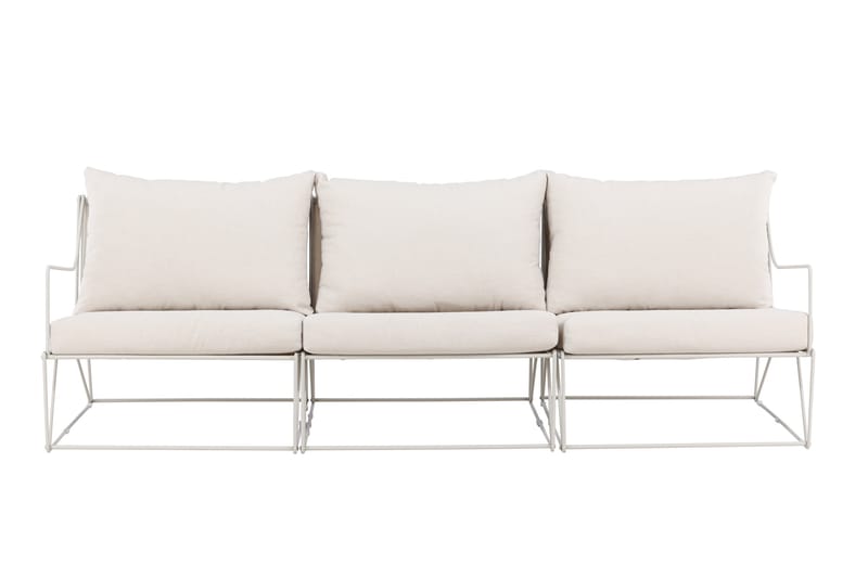 Usteryd 3 sits Loungesoffa - Beige - Utemöbler - Utesoffor & bänkar - Loungesoffa