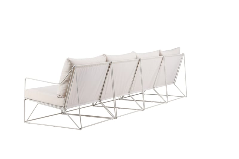Usteryd 4 sits Loungesoffa - Beige - Utemöbler - Utesoffor & bänkar - Loungesoffa