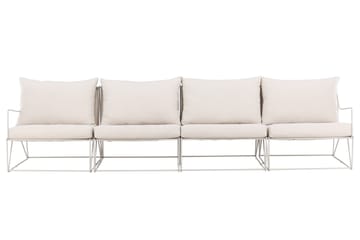 Usteryd 4 sits Loungesoffa - Beige - Utemöbler - Utesoffor & bänkar - Loungesoffa
