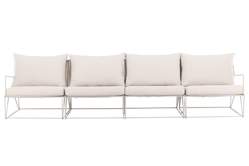 Usteryd 4 sits Loungesoffa - Beige - Utemöbler - Utesoffor & bänkar - Loungesoffa
