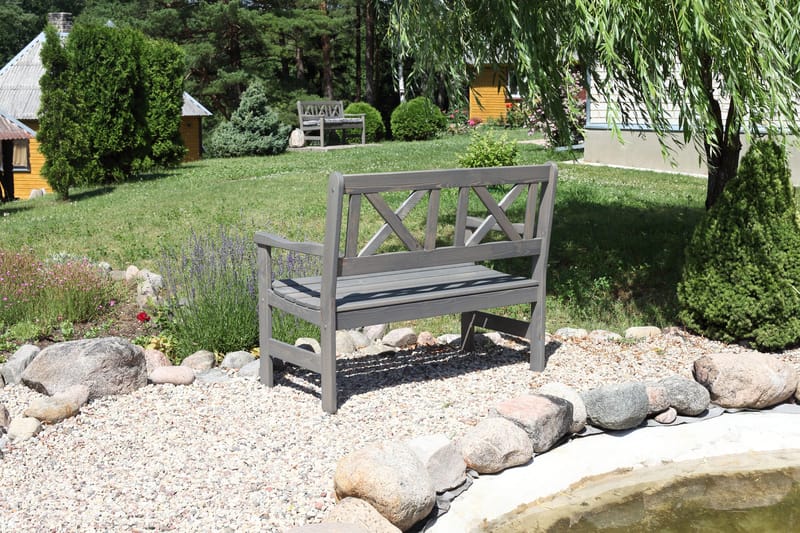 Utesoffa Europe 2-sits - Grå - Utemöbler - Utesoffor & bänkar - Trädgårdssoffa