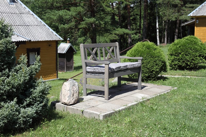 Utesoffa Europe 2-sits - Grå - Utemöbler - Utesoffor & bänkar - Trädgårdssoffa