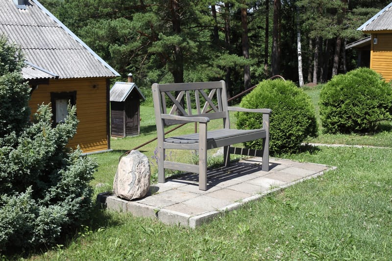 Utesoffa Europe 2-sits - Grå - Utemöbler - Utesoffor & bänkar - Trädgårdssoffa