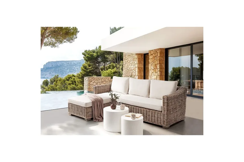 Utesoffa Valletri - Utemöbler - Utesoffor & bänkar - Trädgårdssoffa