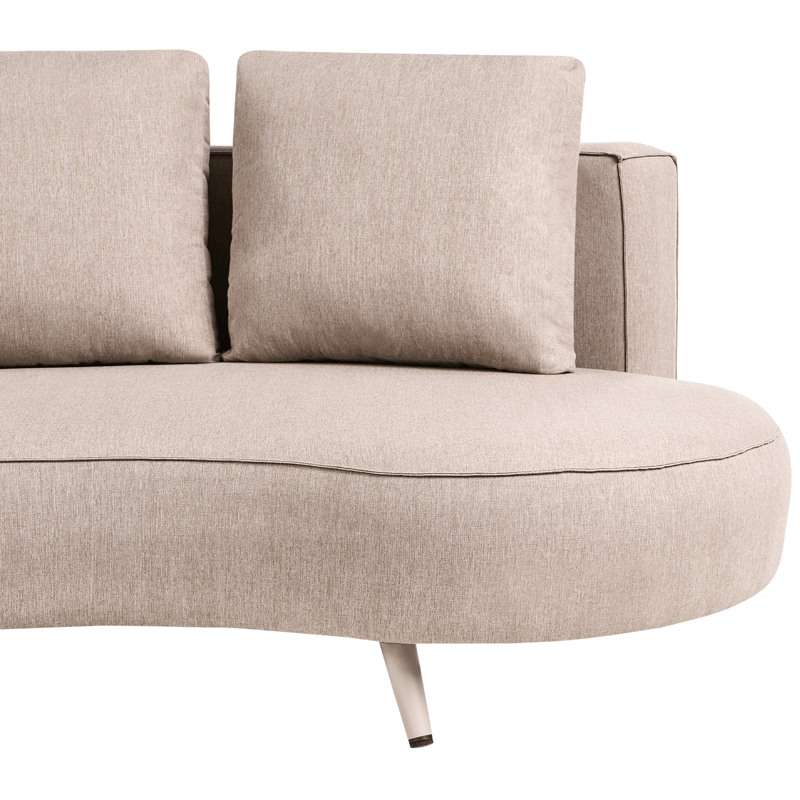 Utesoffa Parori Vänstervänd - Beige - Utemöbler - Utesoffor & bänkar - Trädgårdssoffa