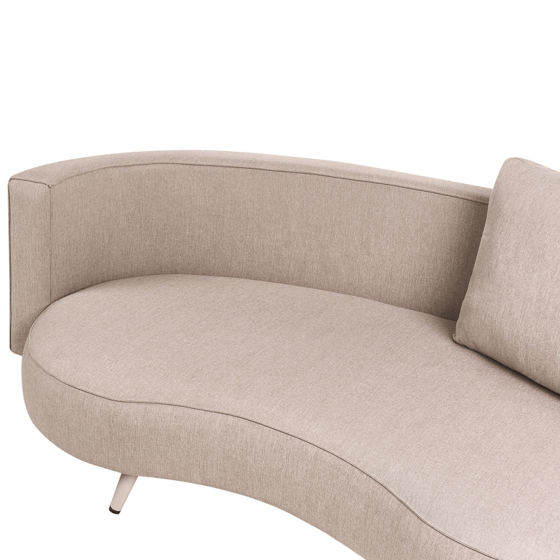 Utesoffa Parori Vänstervänd - Beige - Utemöbler - Utesoffor & bänkar - Trädgårdssoffa