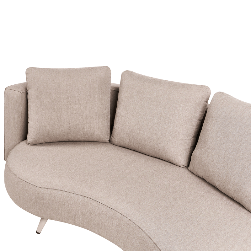 Utesoffa Parori Vänstervänd - Beige - Utemöbler - Utesoffor & bänkar - Trädgårdssoffa