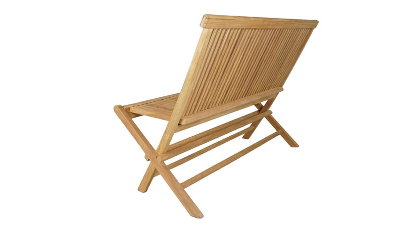 Utomhusbänk Milano fällbar bänk 120 cm - trä - Utemöbler - Utesoffor & bänkar - Trädgårdssoffa