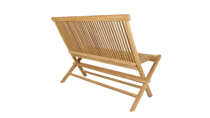 Utomhusbänk Milano fällbar bänk 120 cm - trä - Utemöbler - Utesoffor & bänkar - Trädgårdssoffa