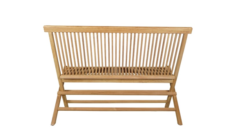 Utomhusbänk Milano fällbar bänk 120 cm - trä - Utemöbler - Utesoffor & bänkar - Trädgårdssoffa