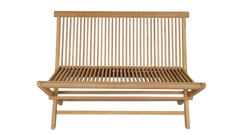 Utomhusbänk Milano fällbar bänk 120 cm - trä - Utemöbler - Utesoffor & bänkar - Trädgårdssoffa