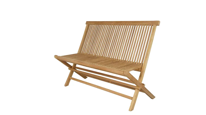 Utomhusbänk Milano fällbar bänk 120 cm, trä