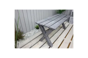 Utomhusbänk Scottsdale - Shabby Chic Grå, 100 cm - Utemöbler - Utesoffor & bänkar - Trädgårdsbänkar