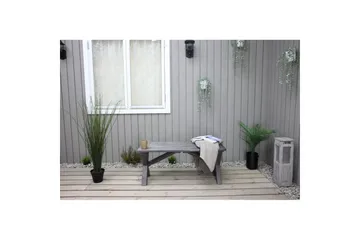 Utomhusbänk Scottsdale - Shabby Chic Grå, 100 cm - Utemöbler - Utesoffor & bänkar - Trädgårdsbänkar