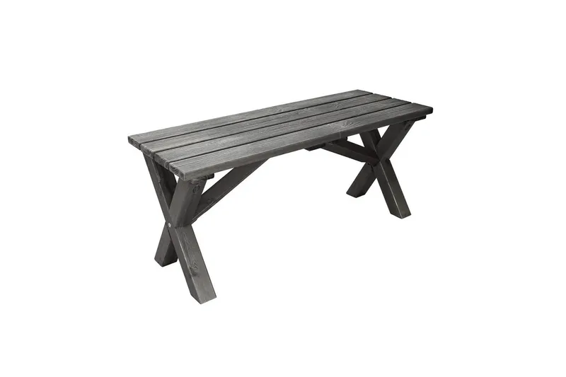 Utomhusbänk Scottsdale - Shabby Chic Grå, 100 cm - Utemöbler - Utesoffor & bänkar - Trädgårdsbänkar