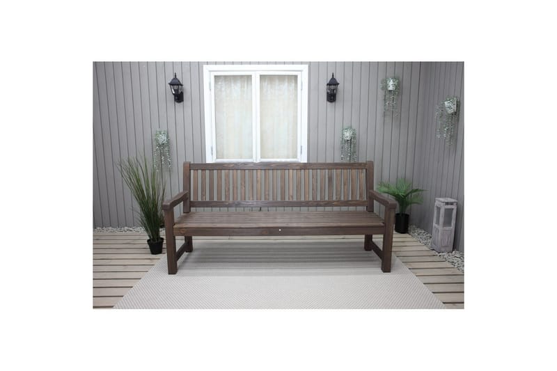 Utomhussoffa Brooklyn - Brun - Utemöbler - Utesoffor & bänkar - Trädgårdssoffa