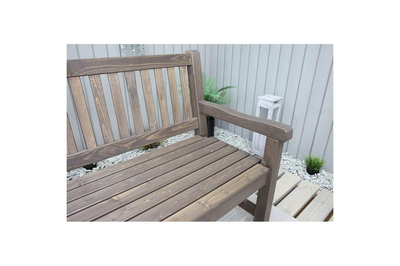 Utomhussoffa Brooklyn - Brun - Utemöbler - Utesoffor & bänkar - Trädgårdssoffa