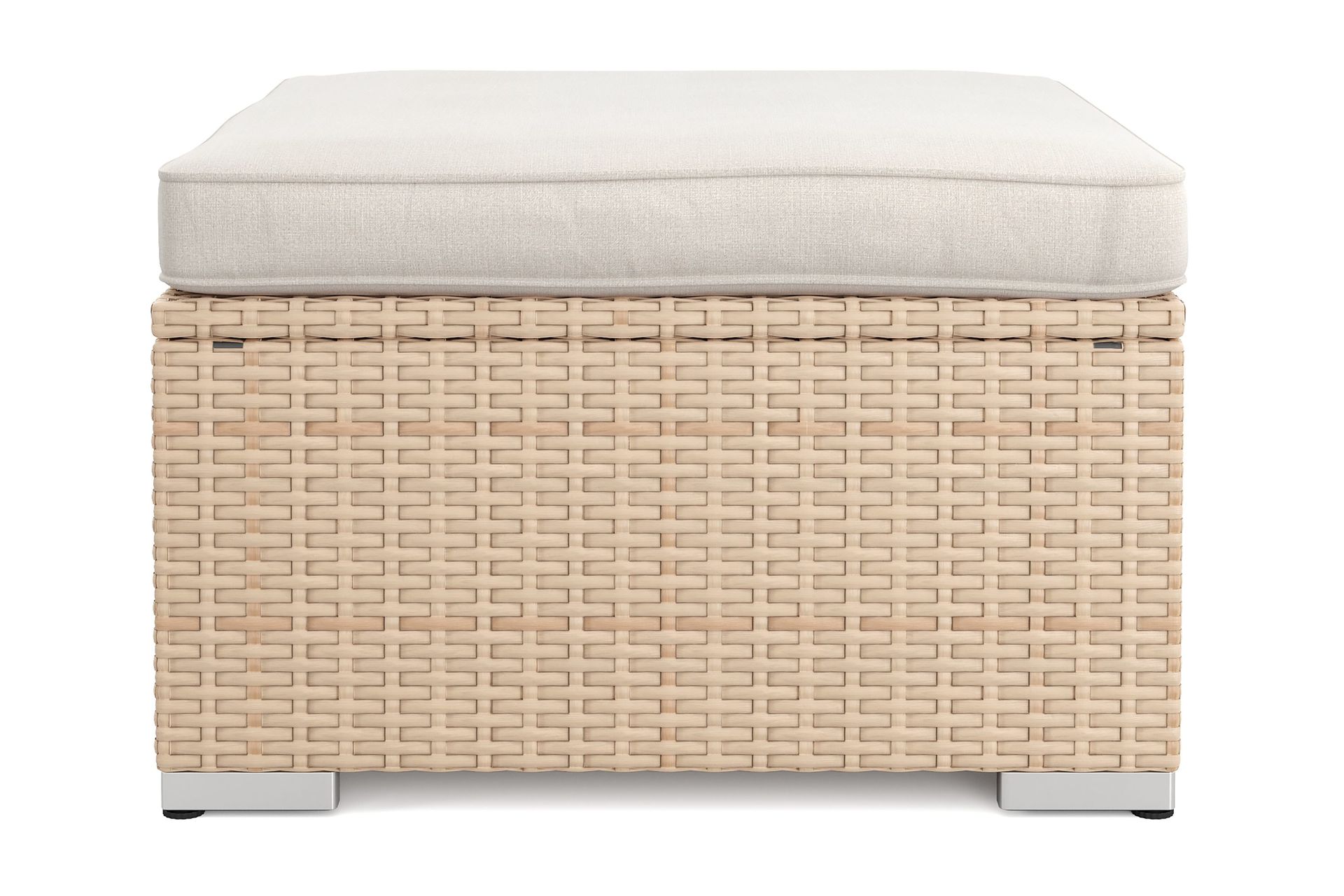 wisconsin divan modul utomhus i konstrotting med vattenavisande dyna - beige