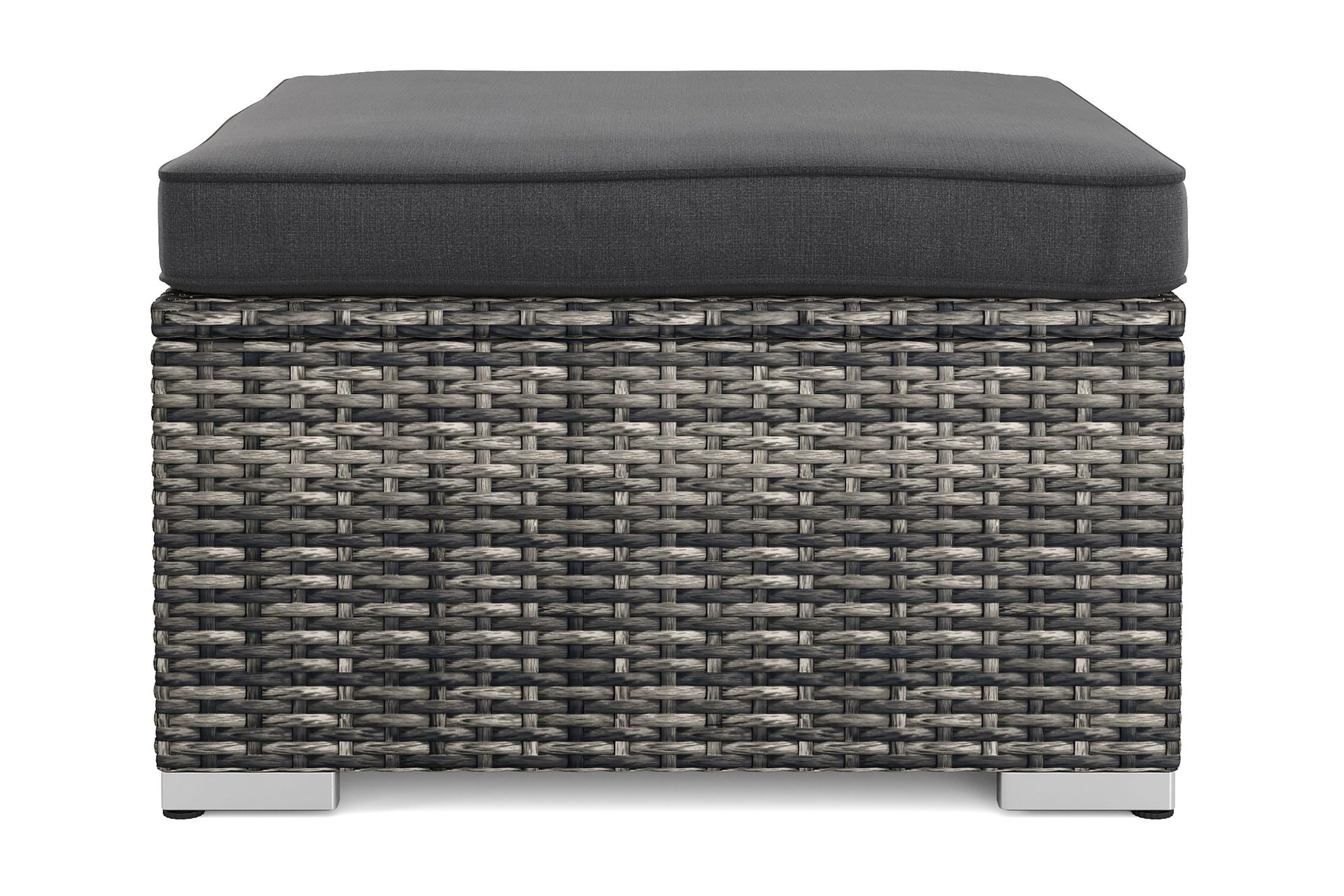 wisconsin divan modul utomhus i konstrotting med vattenavisande dyna - grå