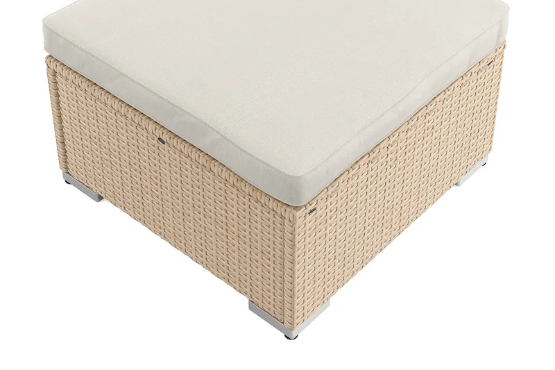 Wisconsin Divan utomhus - Beige - Utemöbler - Övrigt utemöbler - Modulsoffa utomhus - Övriga moduler utesoffor