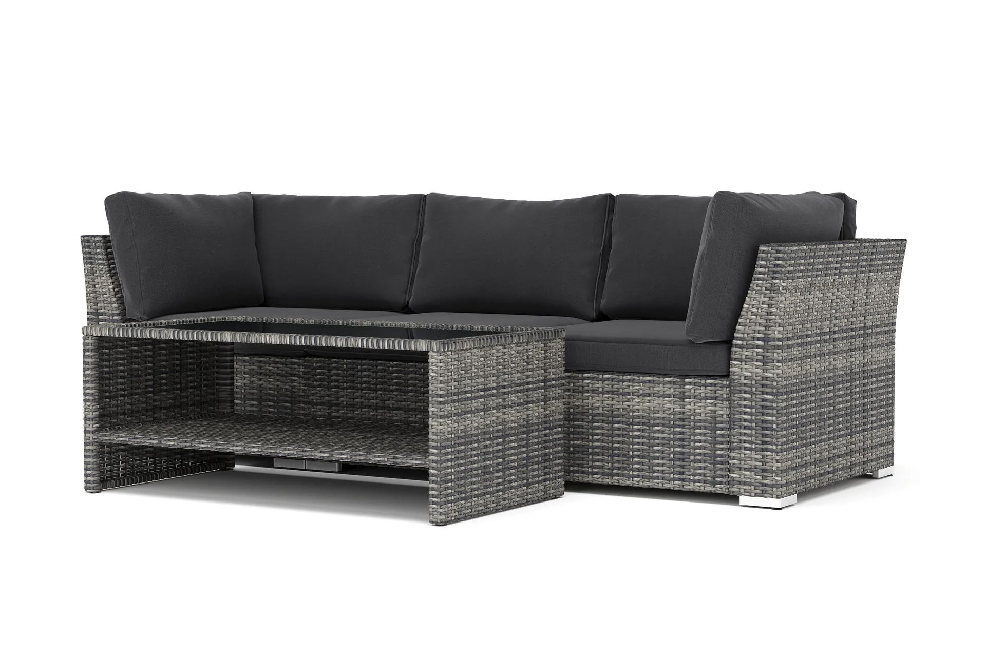 wisconsin utomhus rak 3-sits soffa - grå