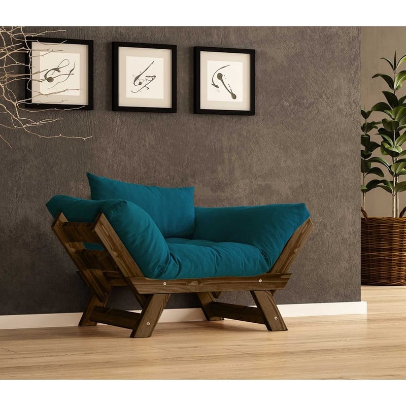 Zylar 2-sits Bäddsoffa - Blå - Möbler - Vardagsrum - Bäddsoffor - 2-sits bäddsoffa