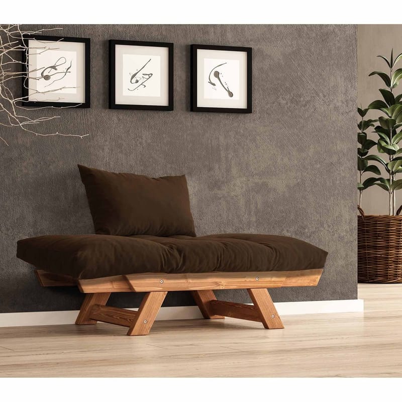 Zylar 2-sits Bäddsoffa - Brun - Möbler - Vardagsrum - Bäddsoffor - 2-sits bäddsoffa