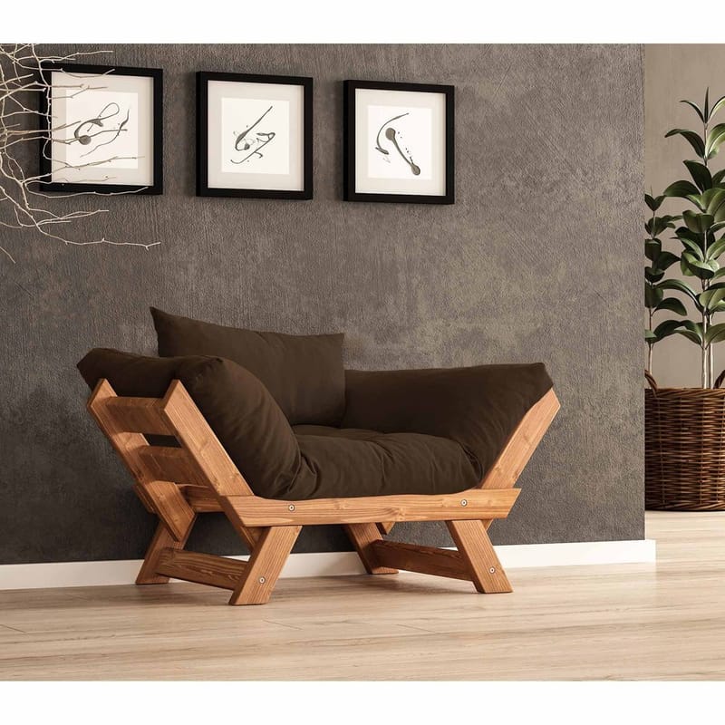 Zylar 2-sits Bäddsoffa - Brun - Möbler - Vardagsrum - Bäddsoffor - 2-sits bäddsoffa