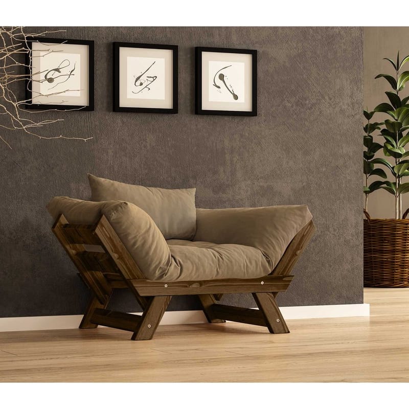 Zylar 2-sits Bäddsoffa - Brun - Möbler - Vardagsrum - Bäddsoffor - 2-sits bäddsoffa