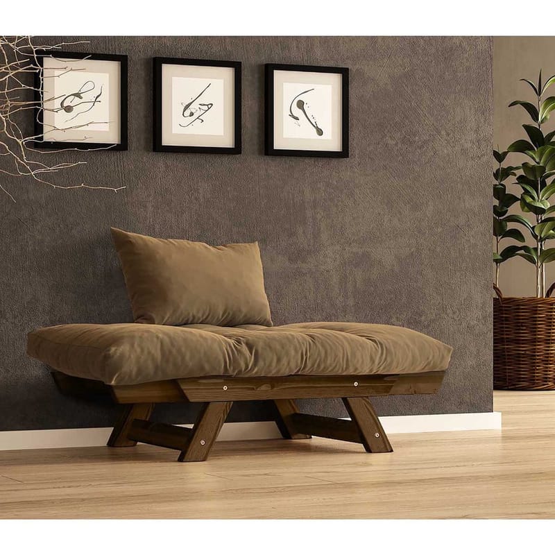 Zylar 2-sits Bäddsoffa - Brun - Möbler - Vardagsrum - Bäddsoffor - 2-sits bäddsoffa