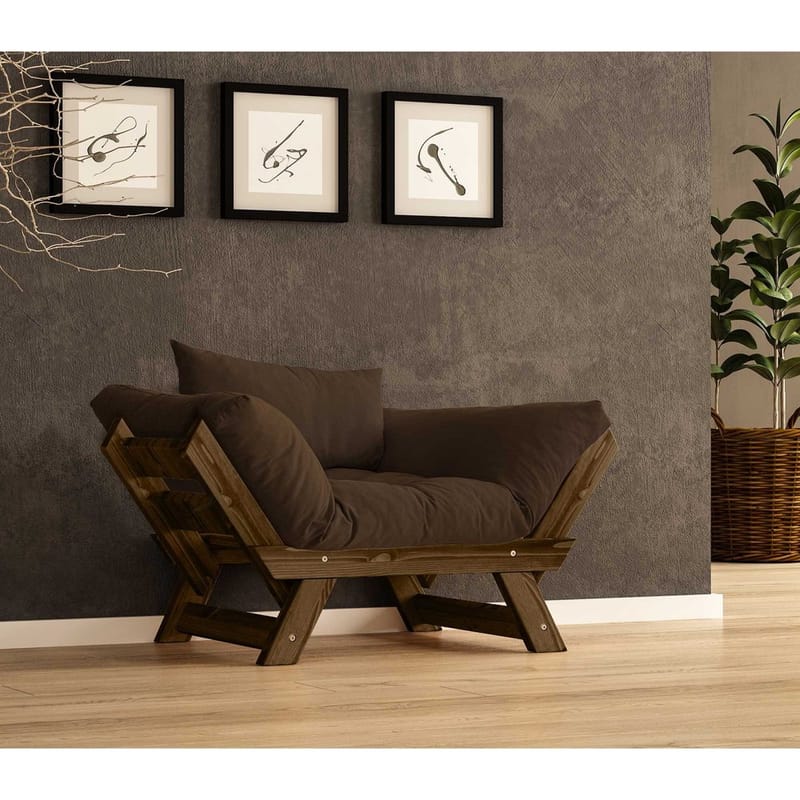 Zylar 2-sits Bäddsoffa - Brun - Möbler - Vardagsrum - Bäddsoffor - 2-sits bäddsoffa