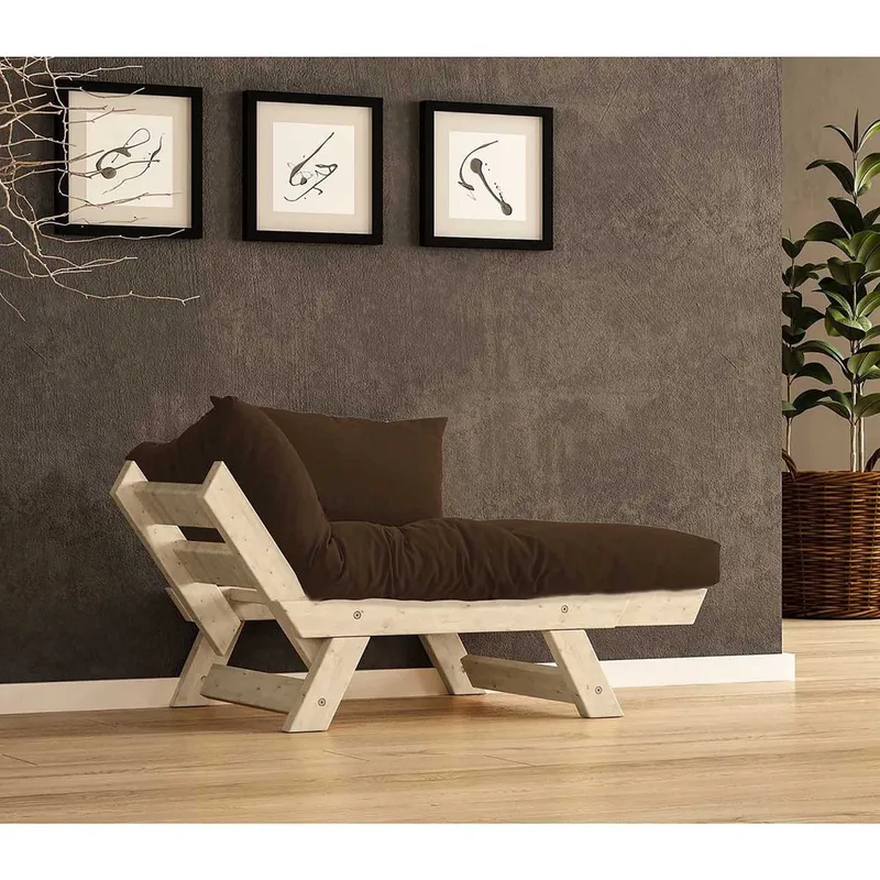 Zylar 2-sits Bäddsoffa - Brun/Natur - Möbler - Vardagsrum - Bäddsoffor - 2-sits bäddsoffa